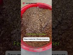 양분 반습식 재료 분쇄 유기비료 생산설비