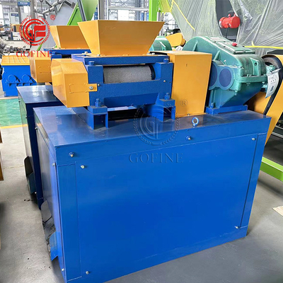 150mm 너비 이중 롤러 곡물화 기계 1-2T/H 암모늄 황산 컴팩트 비료 생산 공장