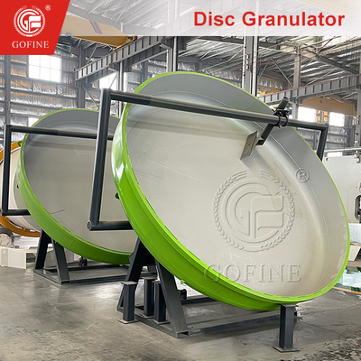 1-2t/h 비지 Granulator 디스크 Granulator 기계 비료 생산 라인