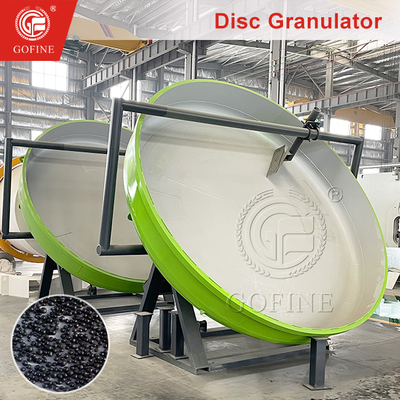 PLC 제어 시스템과 함께 디스크 Granulator 비료 기계 1-2T/H