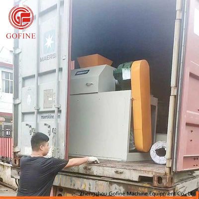380v 8 밀리미터 2t/H Q235 찌꺼기 더블 롤러 과립기